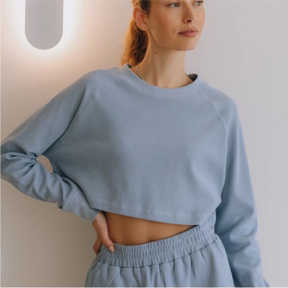 Daily Drills Mist Cropped Thermal Top